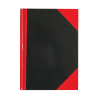 Collins Red & Black Notebook - 165 X 117 mm 100 Leaf Feint