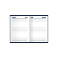 Sterling Calendar Year 2026 Diary/Planner, Day to Page with Pencil , A7 Hard Cover