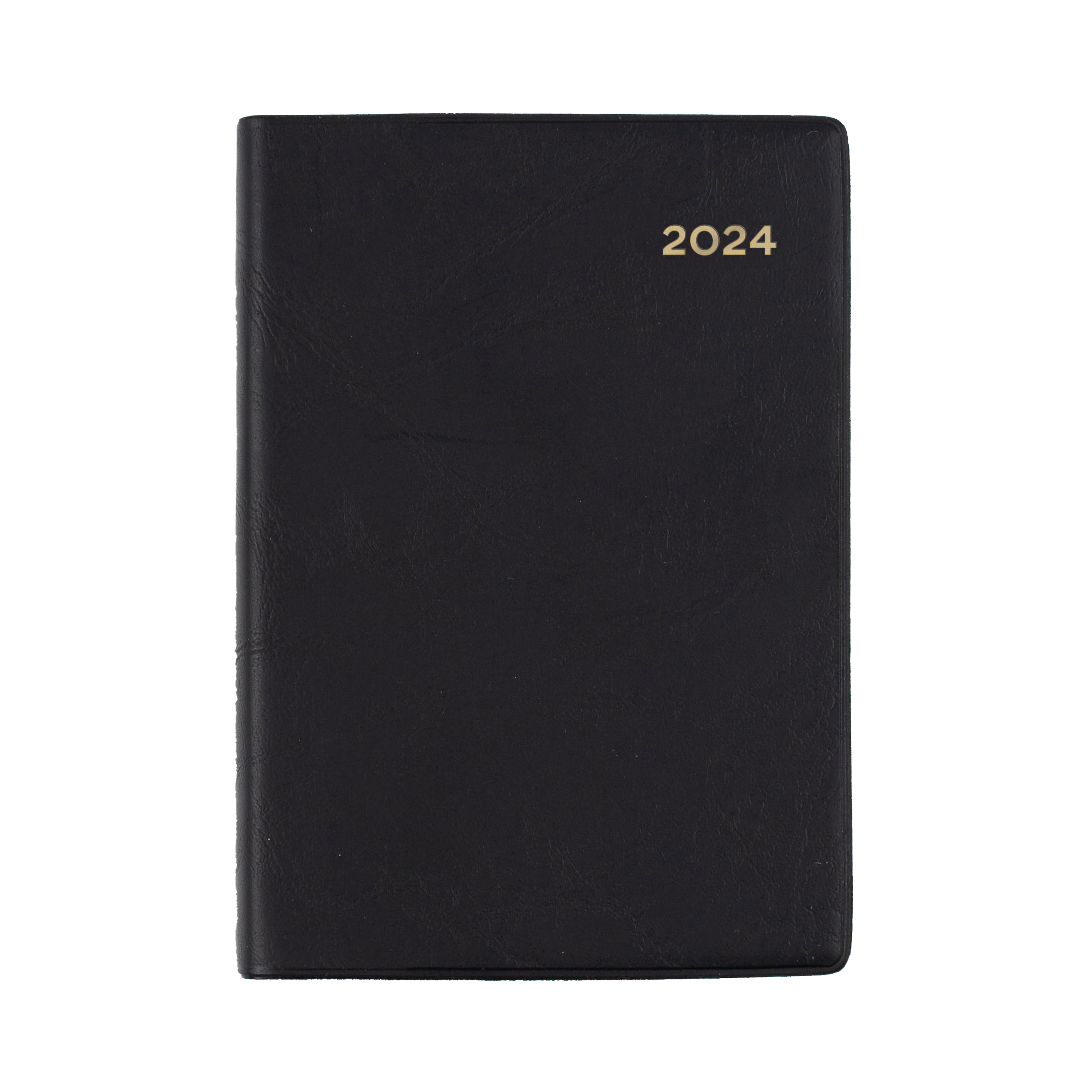 Belmont Pocket 2024 Diary - Day to Page, Size A7 Black / A7 (105 x 74mm)