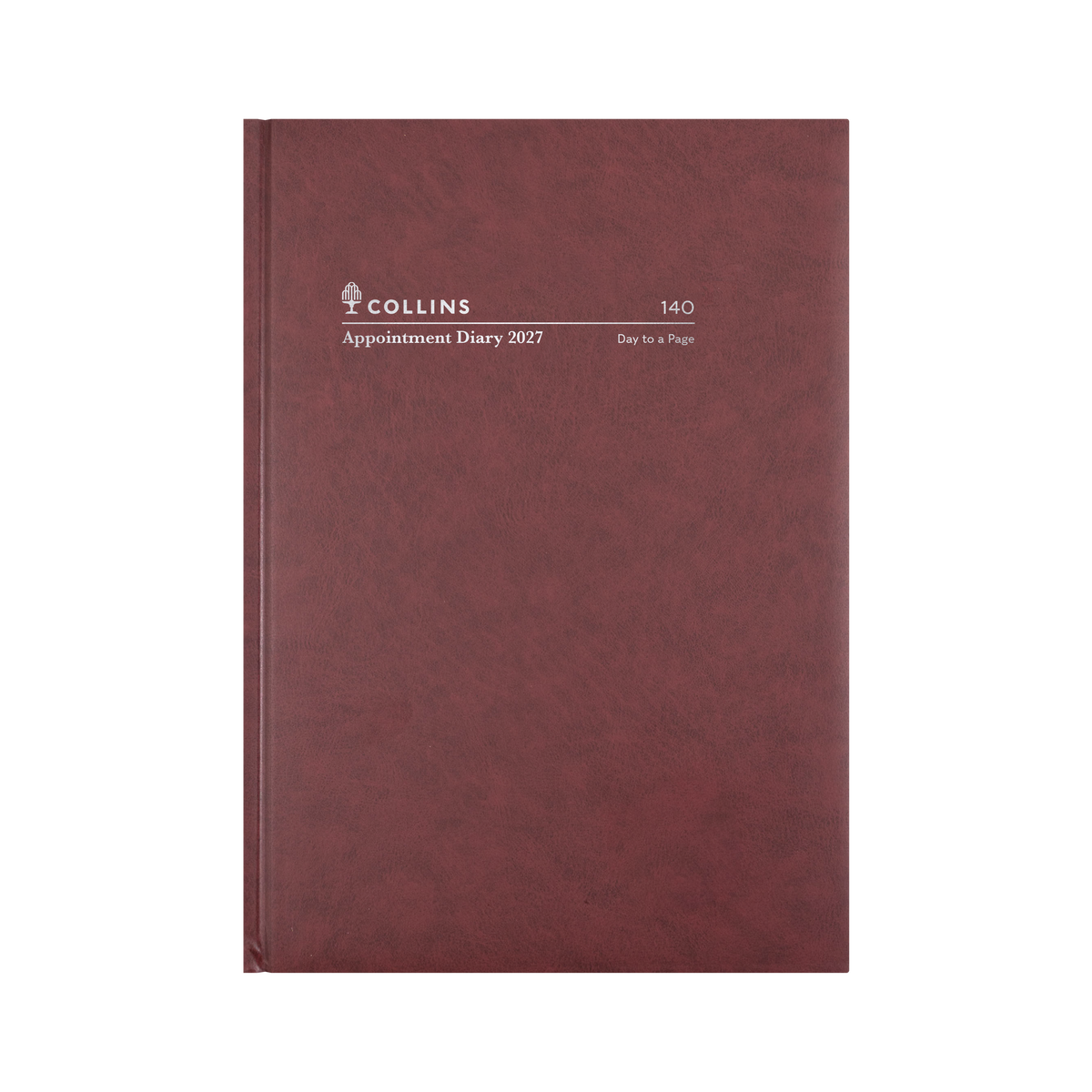 Appointment Calendar Year 2027 Diary/Planner, Day to Page - 15 mins, A4 Hard Cover