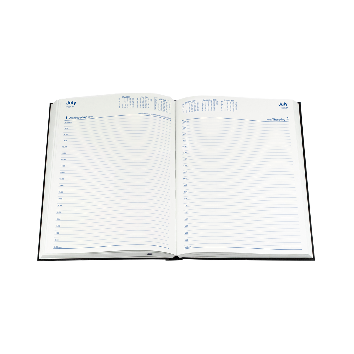 Sterling Calendar Year 2026 Diary/Planner, Day to Page, A4 Hard Cover