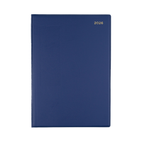 Belmont Calendar Year 2026 Diary/Planner, Day to Page, A4 PVC Cover