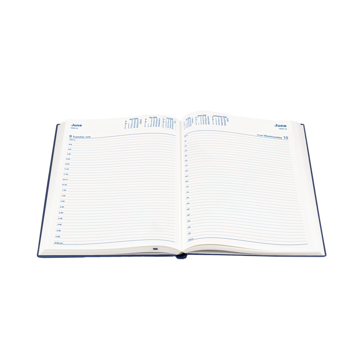 Belmont Calendar Year 2026 Diary/Planner, Day to Page, A4 PVC Cover