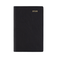 Belmont Calendar Year 2026 Diary/Planner, Day to Page, B7R PVC Cover