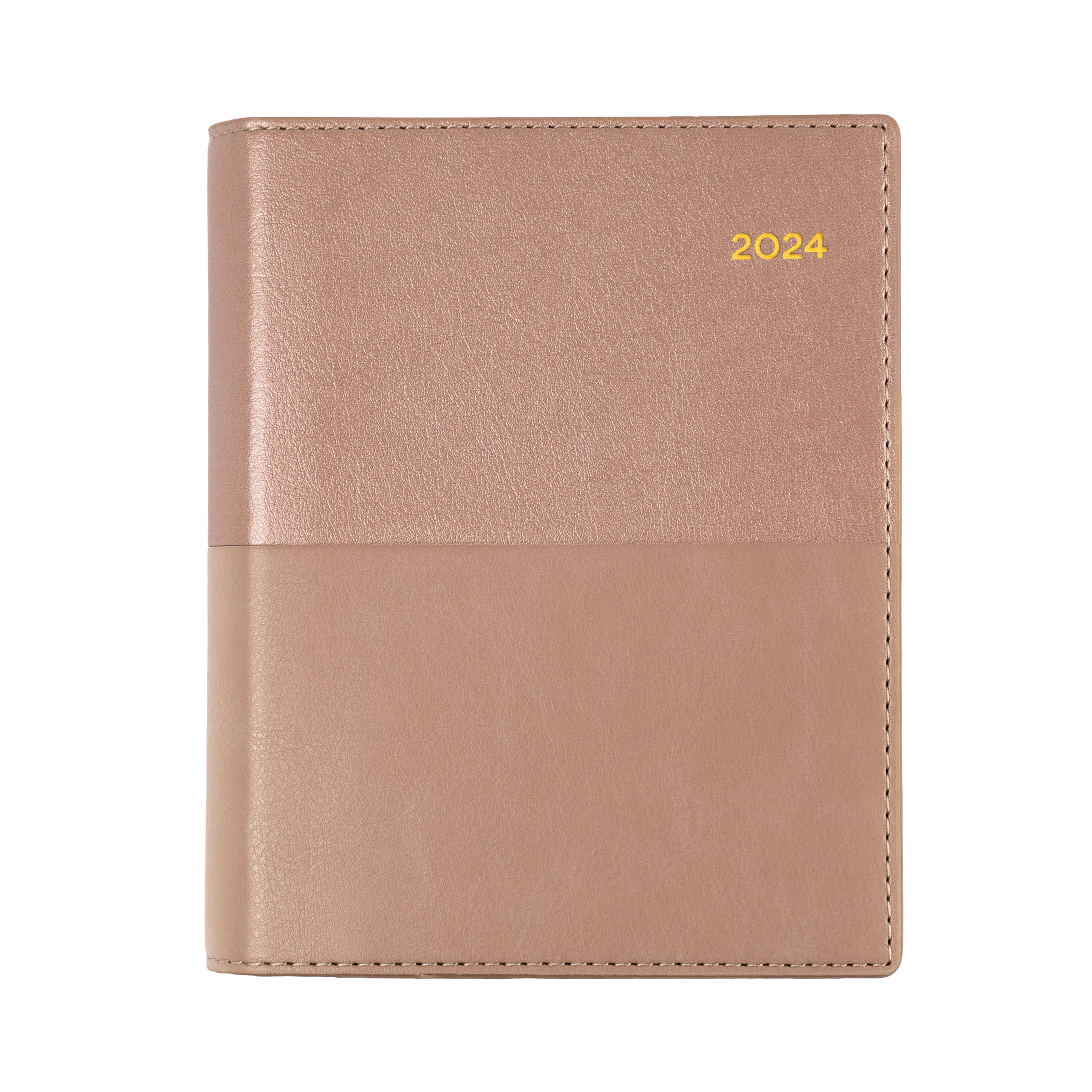 Vanessa 2024 Diary - Day to Page, Size A6 Rose Gold / A6 (148 x 105mm)