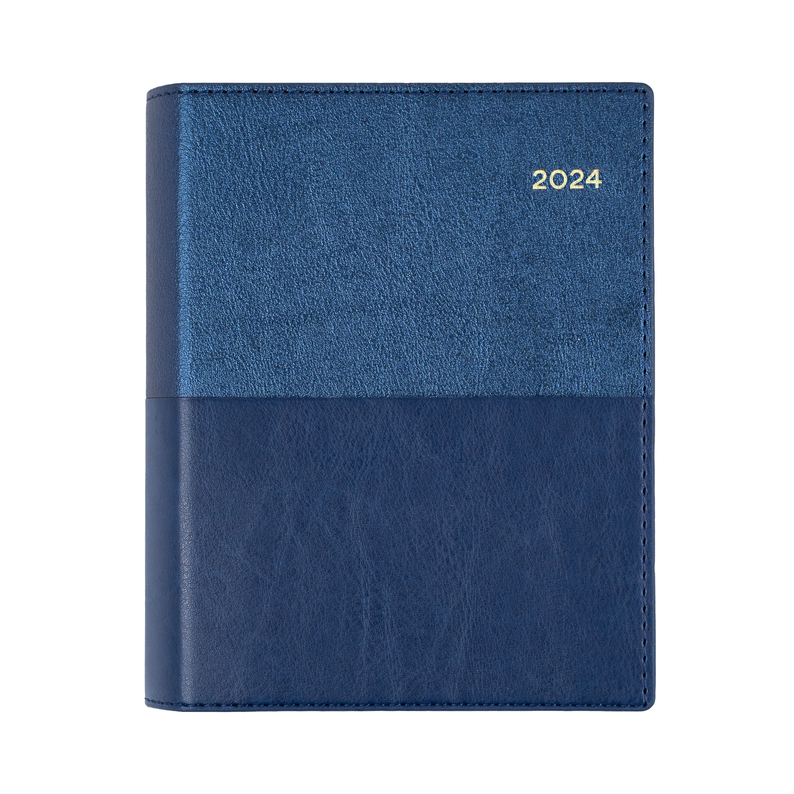 Vanessa 2024 Diary - Day to Page, Size A6 Blue / A6 (148 x 105mm)
