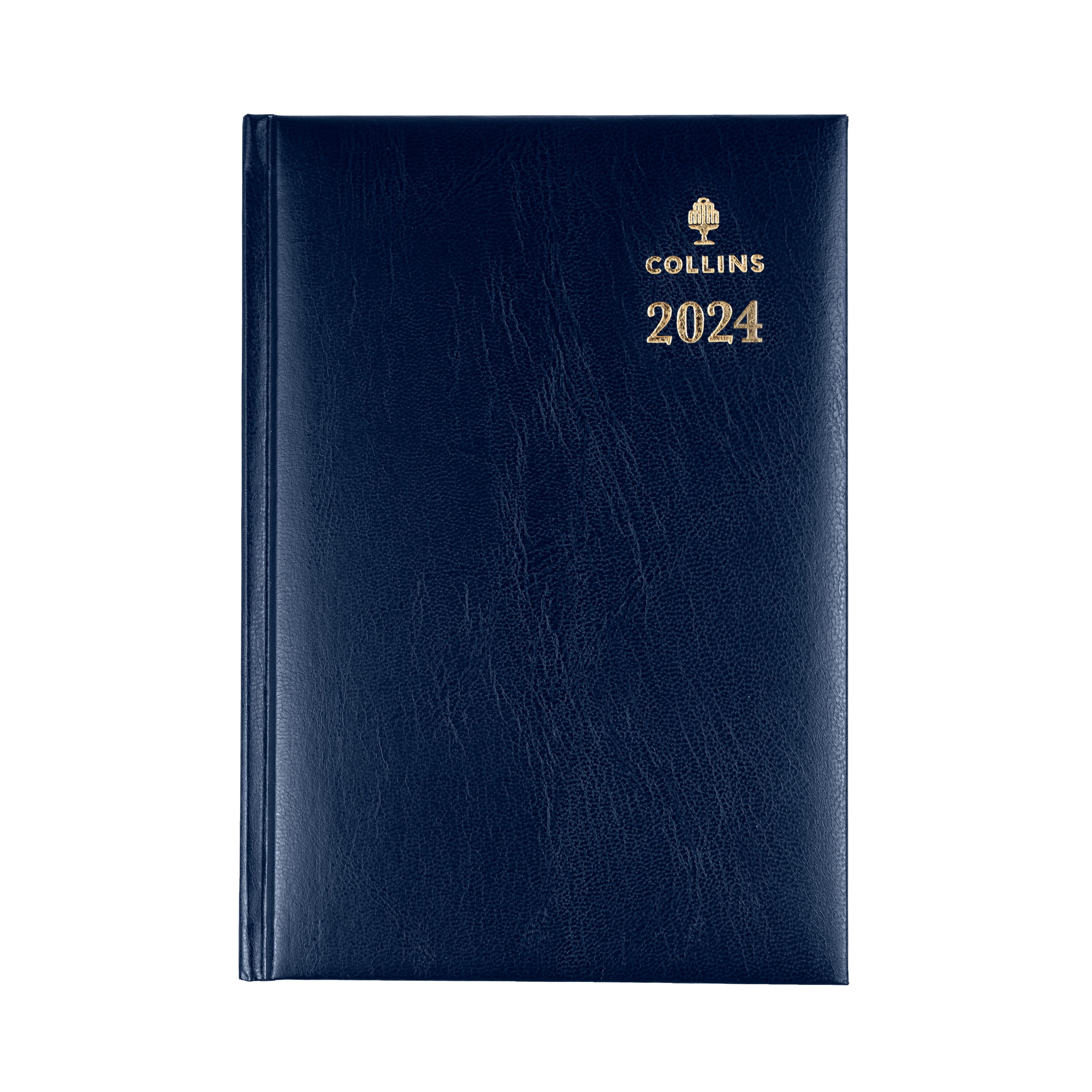 Sterling 2024 Diary - Day to Page, Size A5 Blue / A5 (210 x 148mm)