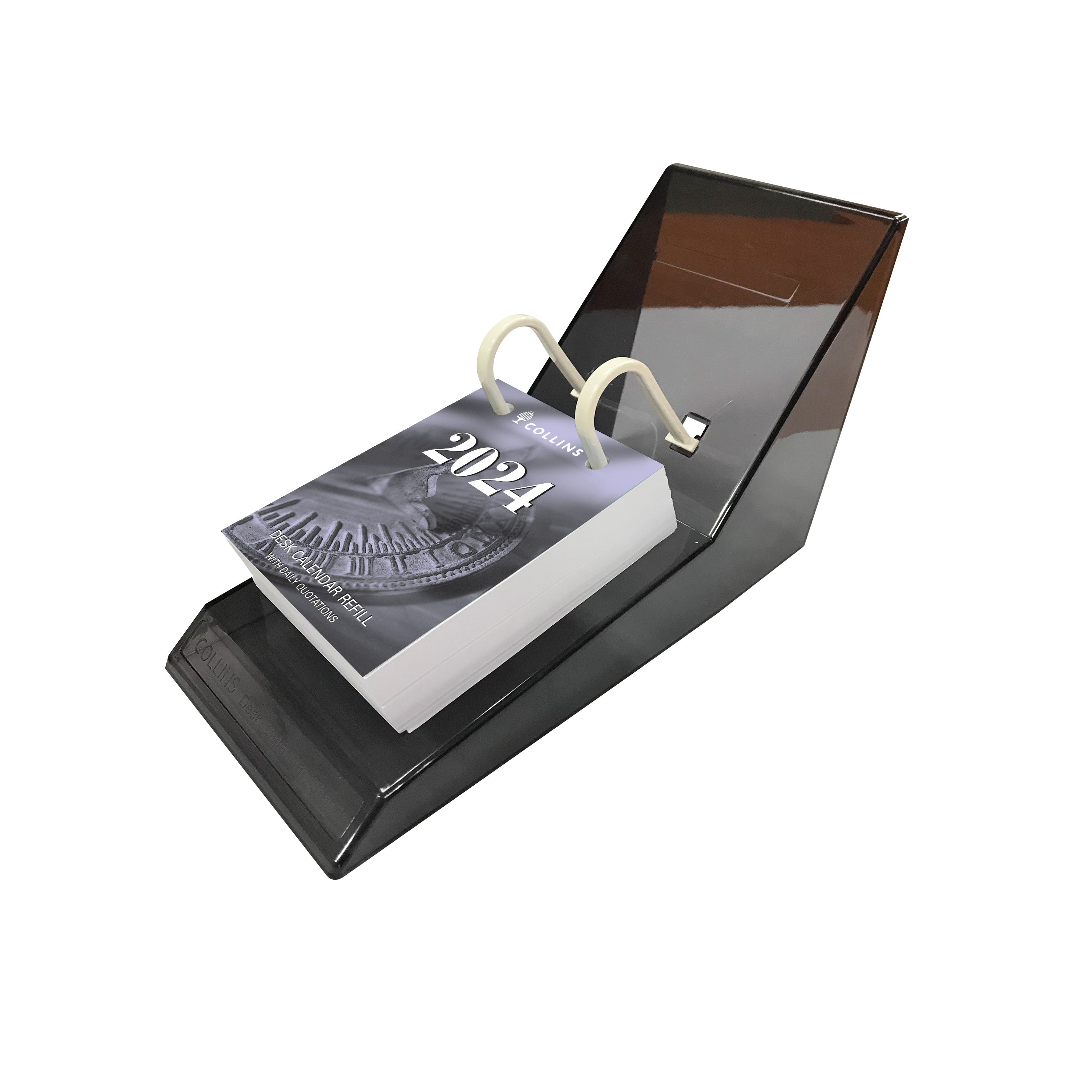 Desk Calendar Accessories 2024 - Day to Page Calendar and Acrylic Stand