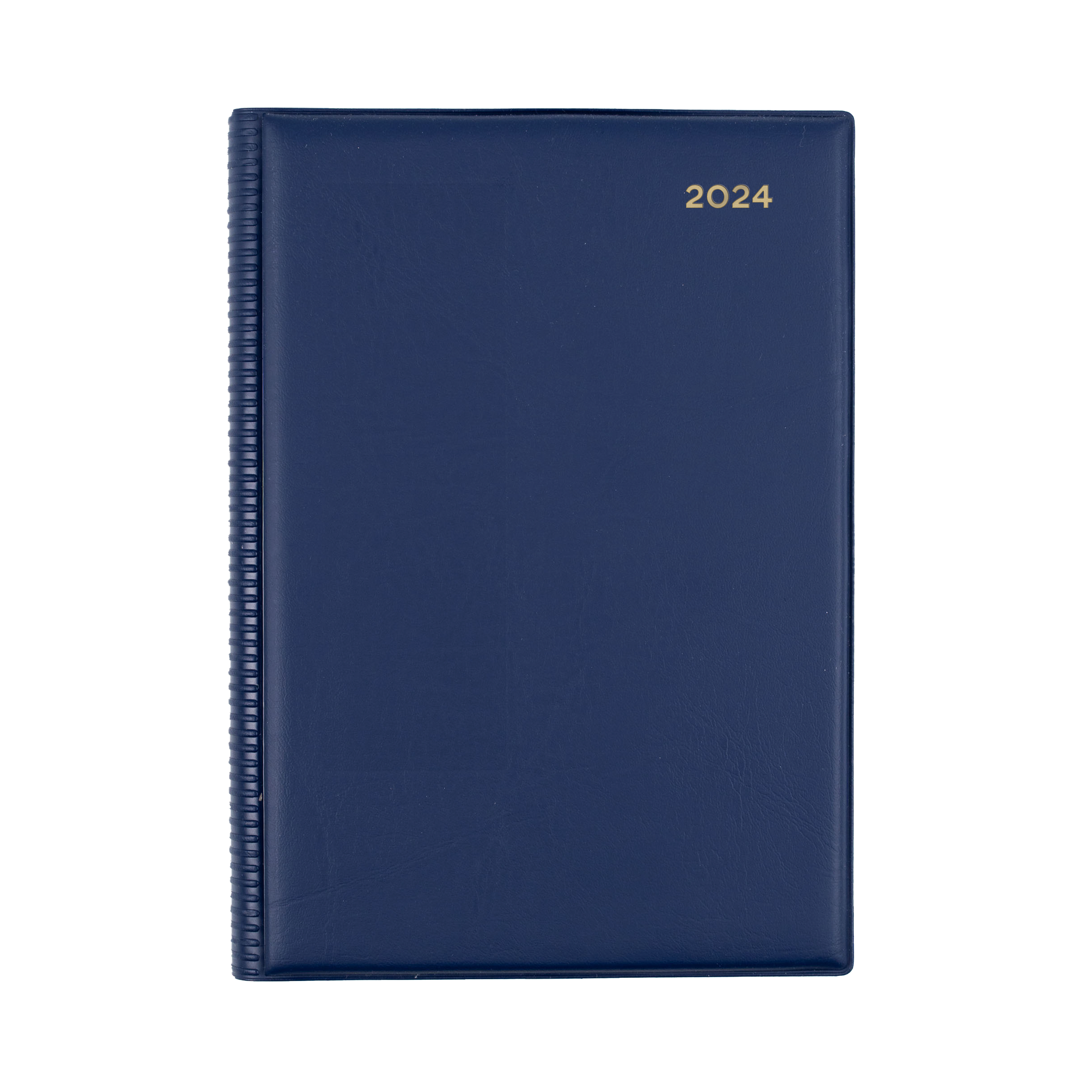 Belmont Desk 2024 Diary - Day to Page, Size A5 Navy / A5 (210 x 148mm)