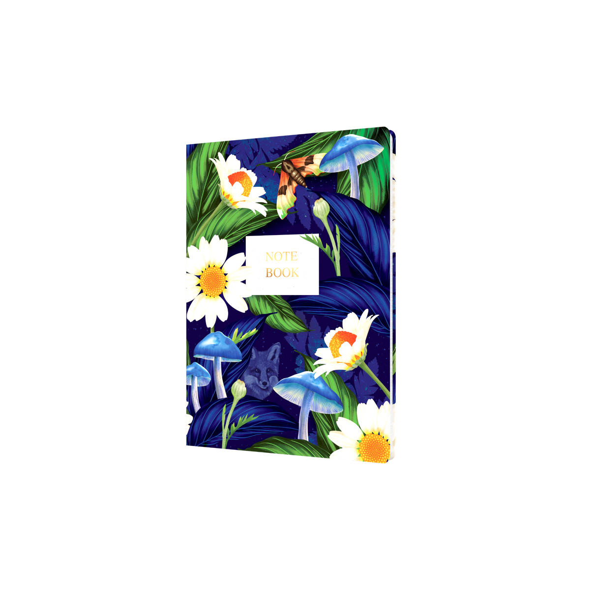 Collins - Down the Garden Path Notebook, A5 Recycled Hard Cover - Flower