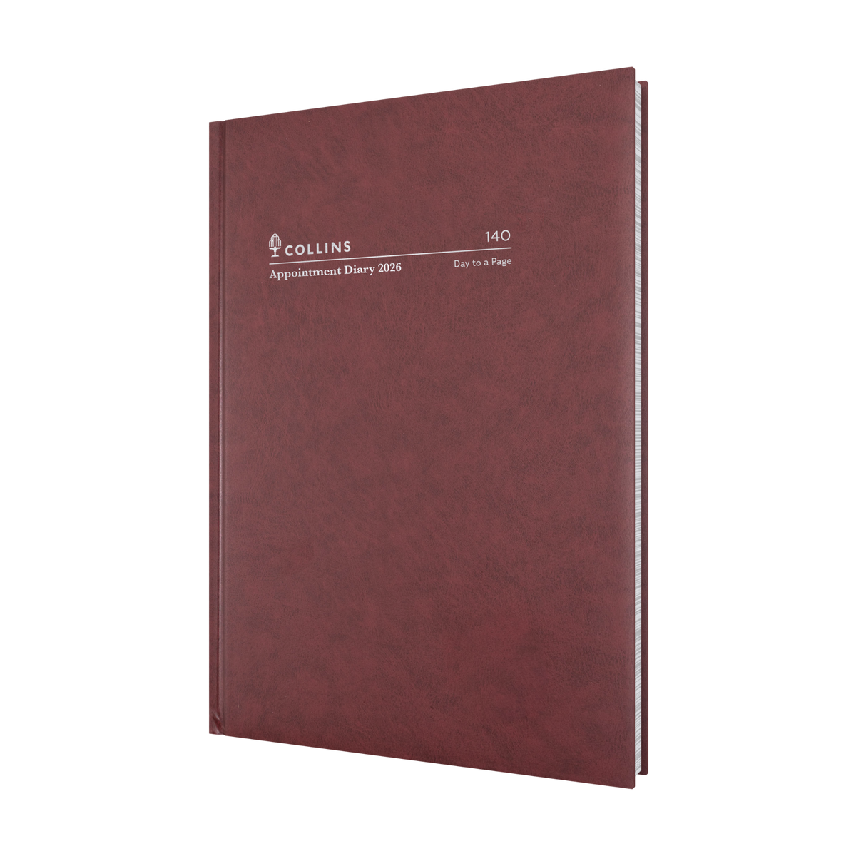 Collins - Appointment Calendar Year 2026 Diary/Planner, Day to Page, A4 Hard Cover