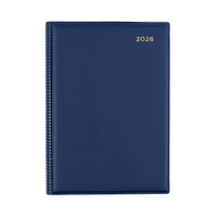 Belmont Calendar Year 2026 Diary/Planner, 2 Days to a Page, A5 PVC Cover