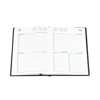 Belmont Calendar Year 2026 Diary/Planner, 2 Days to a Page, A5 PVC Cover