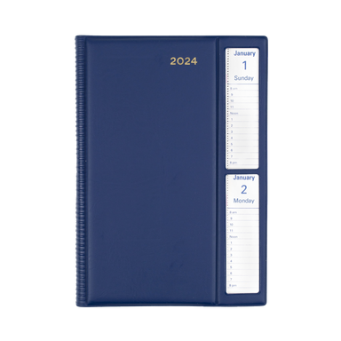 Collins Belmont Desk 2024 Diary - 2 Days to a Page View + Window