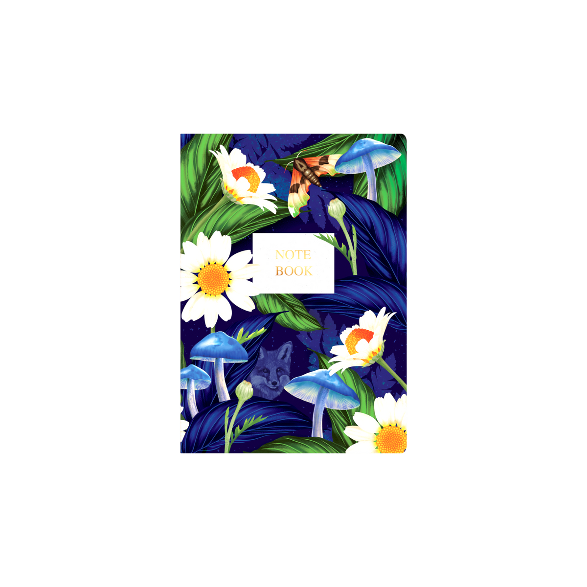 Collins - Down the Garden Path Notebook, A5 Recycled Hard Cover - Flower