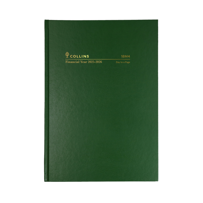 Collins - Financial Year 2025-2026 Diary/Planner, Day to Page, A5 Hard Cover