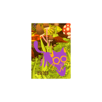 Collins - Glasgow School of Art (Bella Ramsay) Cat Notebook, A5 Recycled Hard Cover - Mushroom