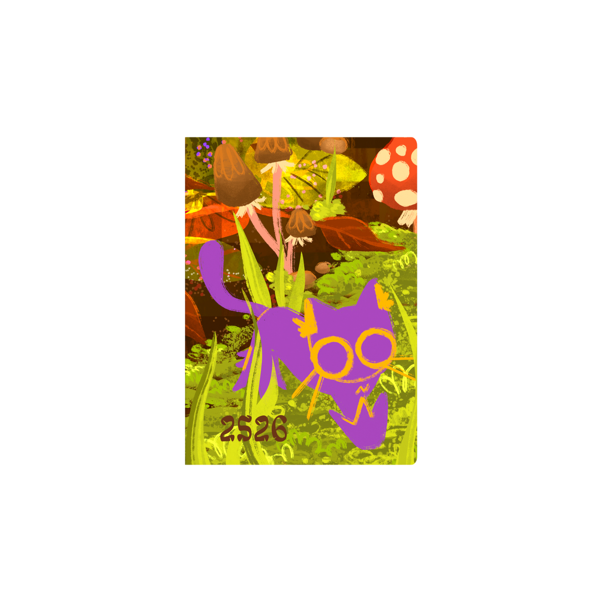 Collins - Glasgow School of Art - Cat 2025-2026 Financial Year Diary/Planner, Week to View, A5 Hard Cover (Recycled)