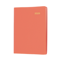 Belmont Calendar Year 2026 Diary/Planner, Week to View with pencil, A7 PVC Cover