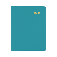 Belmont Calendar Year 2026 Diary/Planner, Week to View with pencil, A7 PVC Cover