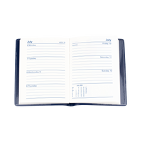 Belmont Calendar Year 2026 Diary/Planner, Week to View with pencil, A7 PVC Cover