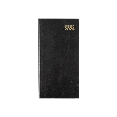 Kyoto 2024 Diary - Slim Week to View, Size B6/7 Black / B6/7 (176 x 88mm)