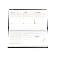 Management Calendar Year 2026 Diary/Planner, Week to View, B6/7 Hard Cover