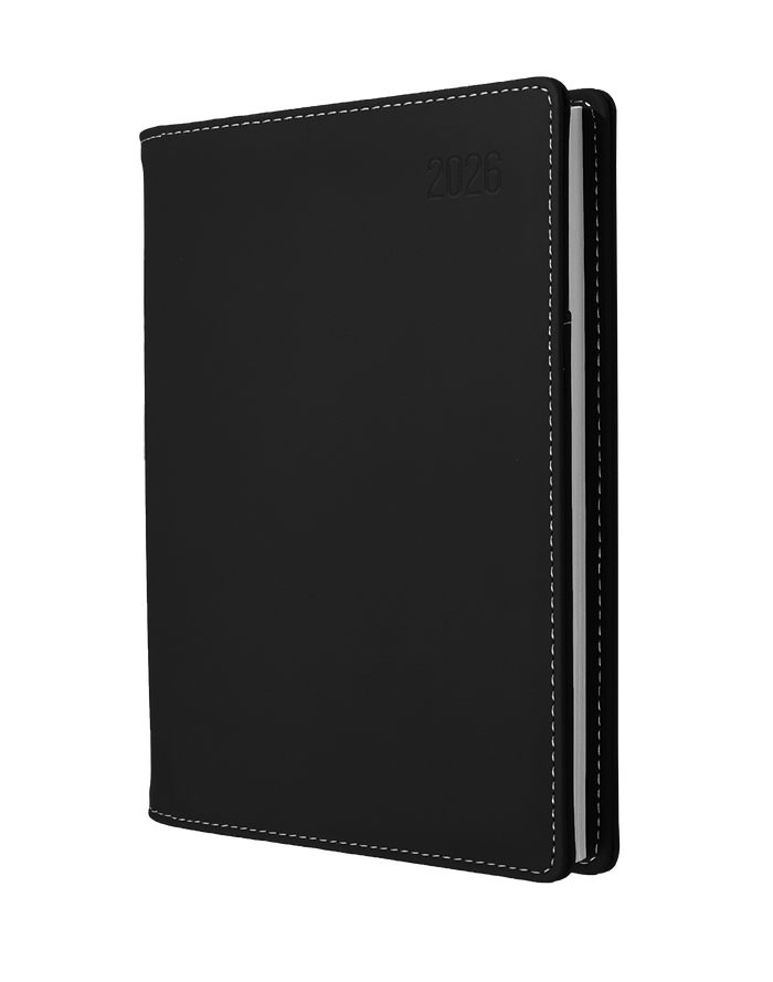 Associate II Calendar Year 2026 Diary/Planner, Day to Page, A4 PU Padded Cover