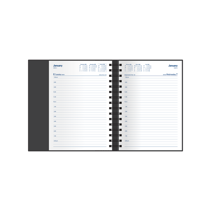 Associate Calendar Year 2026 Diary/Planner, Day to Page, A5 Hard Cover