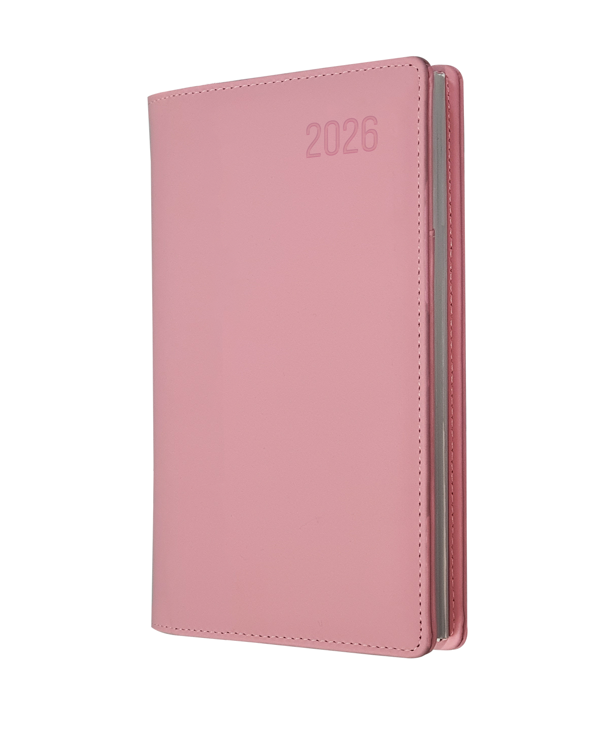 Associate II Slimline Calendar Year 2026 Diary/Planner, Week to View - Vertical, B6/7 PU Padded Cover