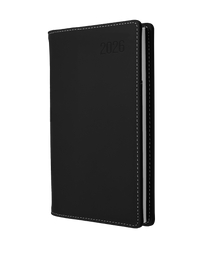 Associate II Slimline Calendar Year 2026 Diary/Planner, Week to View - Vertical, B6/7 PU Padded Cover