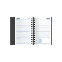 Associate Calendar Year 2026 Diary/Planner, Week to View, Mini Pocket Hard Cover
