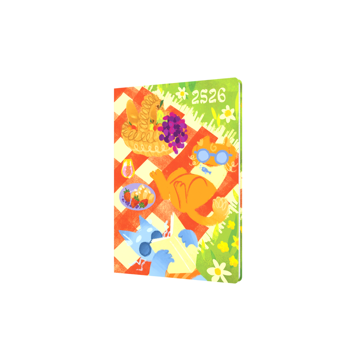 Collins - Glasgow School of Art - Cat 2025-2026 Financial Year Diary/Planner, Week to View, A5 Hard Cover (Recycled)