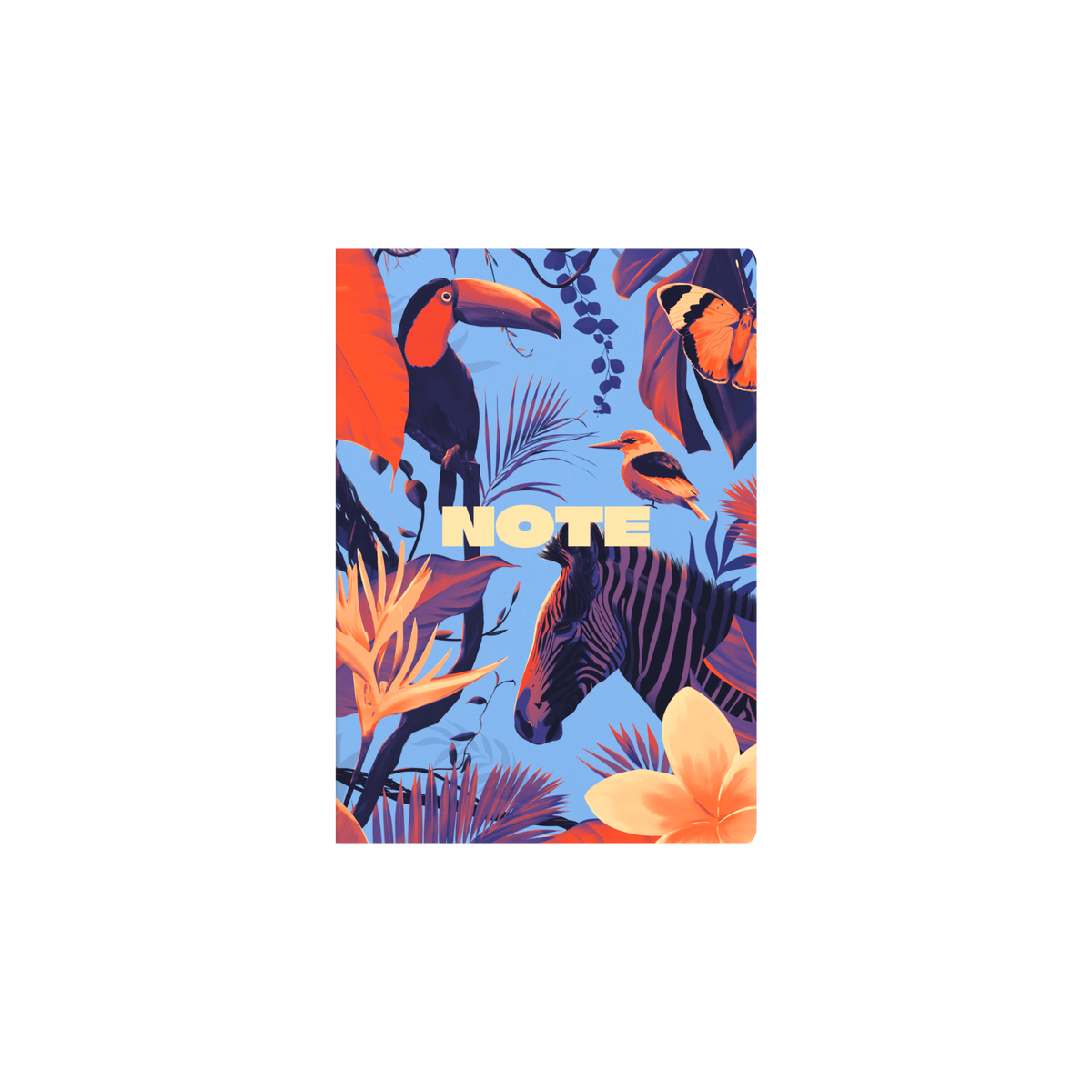 Collins - Down the Garden Path Notebook, A5 Recycled Hard Cover - Toucan