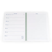 Colplan Calendar Year 2026 Diary/Planner, Week to View (Left) with Notes (Right), A4 Soft Cover