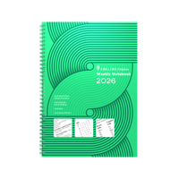 Colplan Calendar Year 2026 Diary/Planner, Week to View (Left) with Notes (Right), A4 Soft Cover