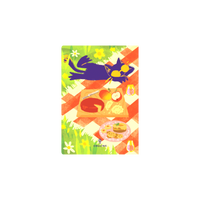 Collins - Glasgow School of Art (Bella Ramsay) Cat Notebook, A5 Recycled Hard Cover - Picnic