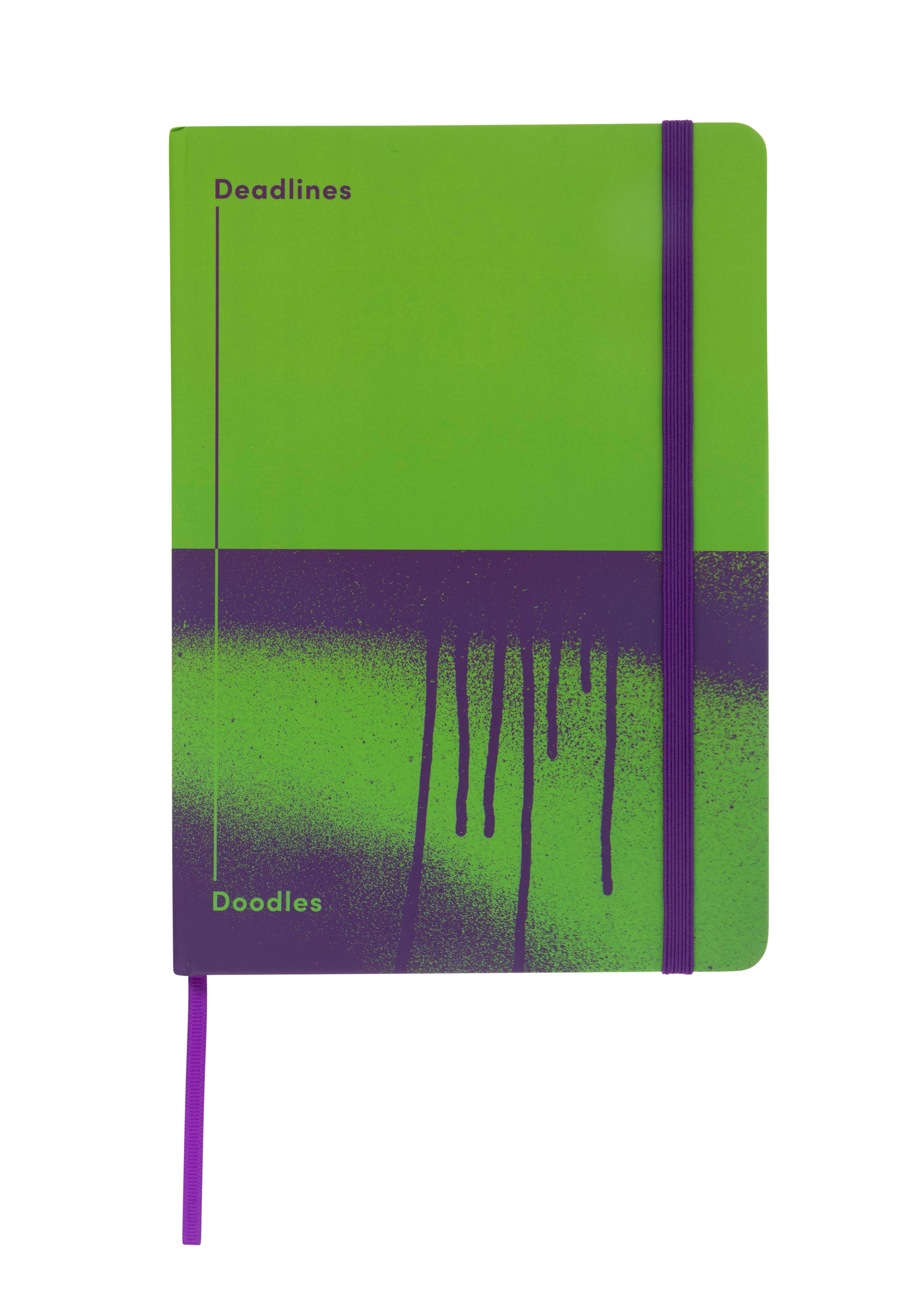 Chaos & Control A5 Ruled Notebook - Deadlines & Doodles
