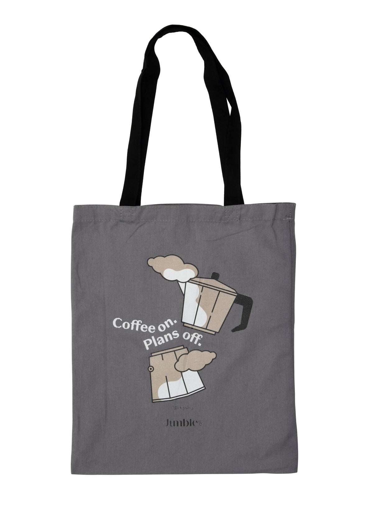Yuk Tote Bag - Grey Days Grey