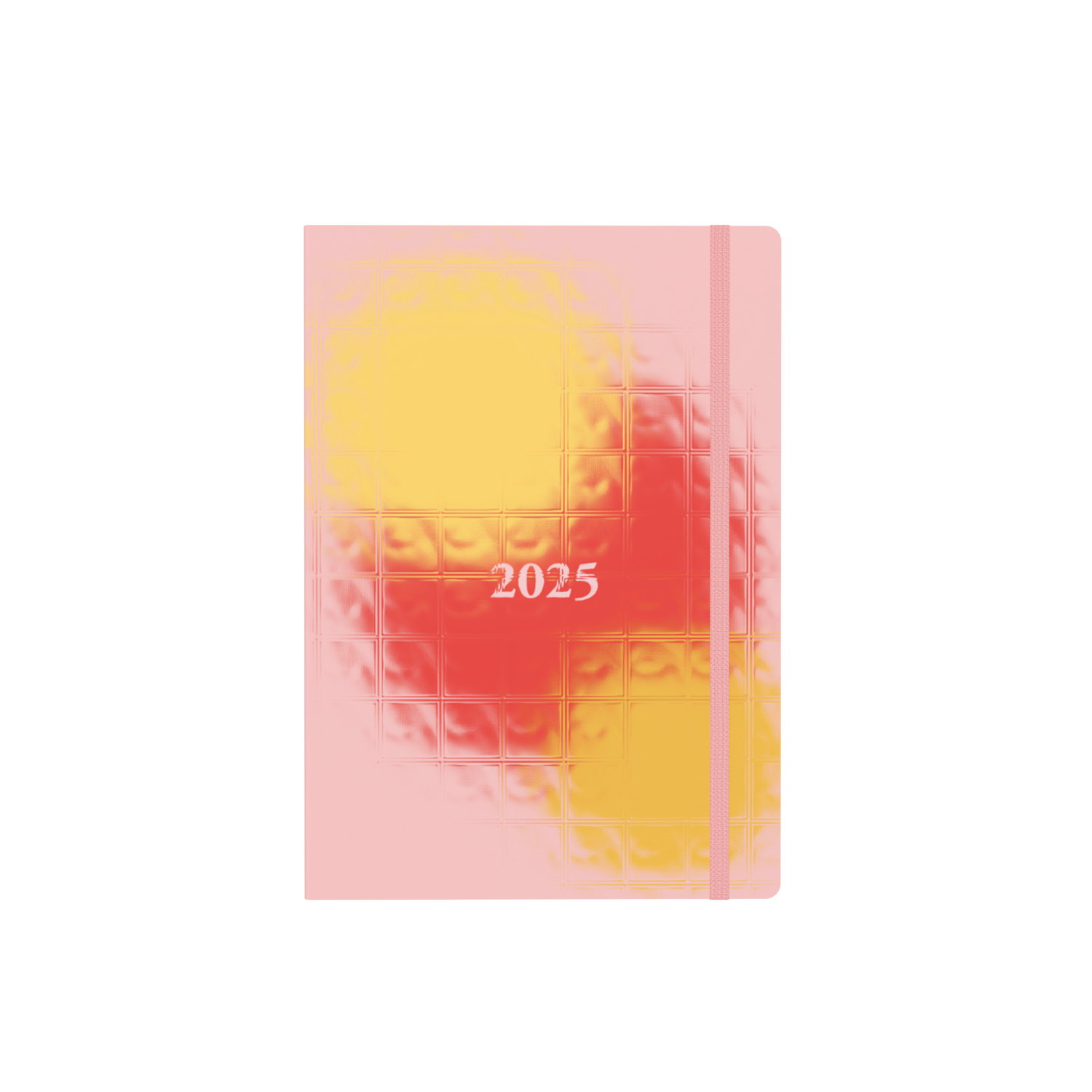 Collins Abstract Gradients 2025 Diary Planner - Week to View, Size A5 - Recycled - Pink