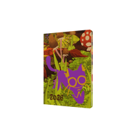 Glasgow School of Art (Bella Ramsay) - Cat Calendar Year 2026 Diary/Planner, Week to View, A5 Recycled Hard Cover - Mushroom