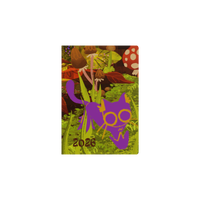 Glasgow School of Art (Bella Ramsay) - Cat Calendar Year 2026 Diary/Planner, Week to View, A5 Recycled Hard Cover - Mushroom
