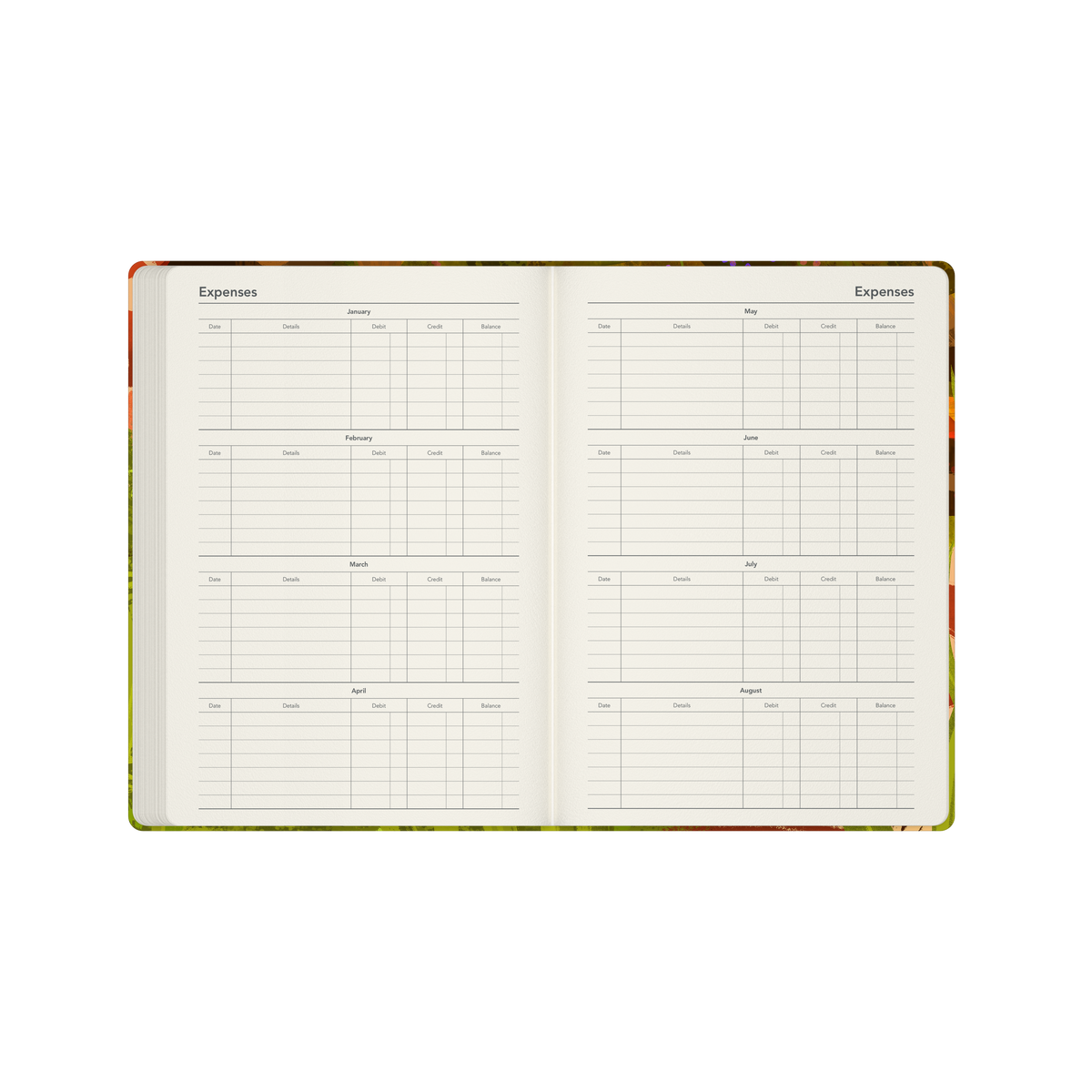 Glasgow School of Art (Bella Ramsay) - Cat Calendar Year 2026 Diary/Planner, Week to View, A5 Recycled Hard Cover - Mushroom