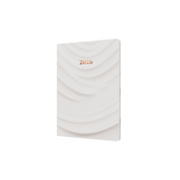 Dimensional Calendar Year 2026 Diary/Planner, Week to View, A5 Recycled Hard Cover - Striped