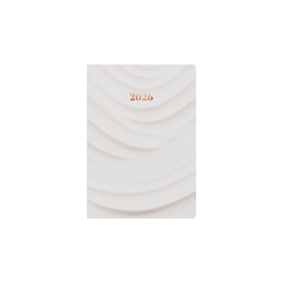 Dimensional Calendar Year 2026 Diary/Planner, Week to View, A5 Recycled Hard Cover - Striped