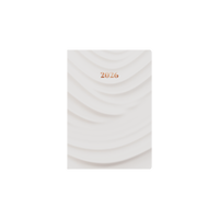 Dimensional Calendar Year 2026 Diary/Planner, Week to View, A5 Recycled Hard Cover - Striped
