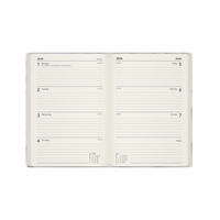 Dimensional Calendar Year 2026 Diary/Planner, Week to View, A5 Recycled Hard Cover - Striped