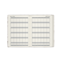 Dimensional Calendar Year 2026 Diary/Planner, Week to View, A5 Recycled Hard Cover - Striped