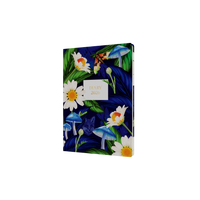 Down the Garden Path Calendar Year 2026 Diary/Planner, Week to View, A5 Recycled Hard Cover - Flower
