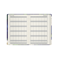 Down the Garden Path Calendar Year 2026 Diary/Planner, Week to View, A5 Recycled Hard Cover - Flower